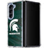 Michigan State University Away Grey Jersey Galaxy Z Fold5 5G Clear Case