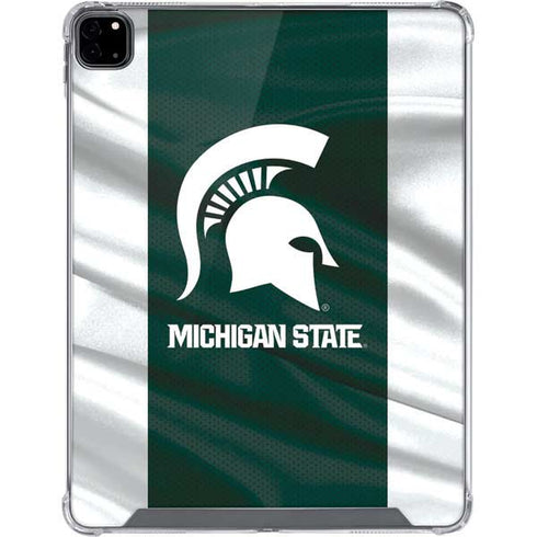 Michigan State University Away Grey Jersey iPad Pro 12.9in (2020) Clear Case