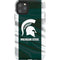 Michigan State University Away Grey Jersey iPhone 11 Pro Max Impact Case