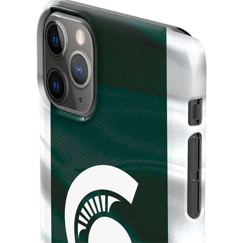 Michigan State University Away Grey Jersey iPhone 11 Pro Max Lite Case