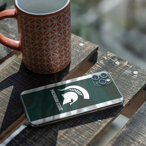 Michigan State University Away Grey Jersey iPhone 11 Pro Max Skin