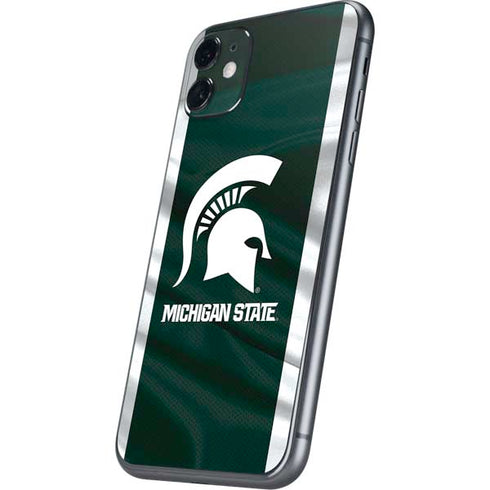 Michigan State University Away Grey Jersey iPhone 11 Skin