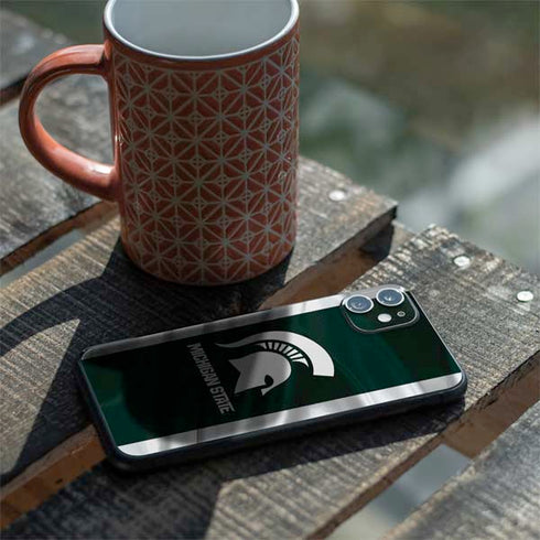 Michigan State University Away Grey Jersey iPhone 11 Skin