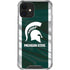 Michigan State University Away Grey Jersey iPhone 12 Clear Case