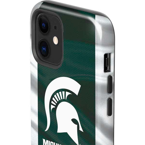 Michigan State University Away Grey Jersey iPhone 12 Impact Case