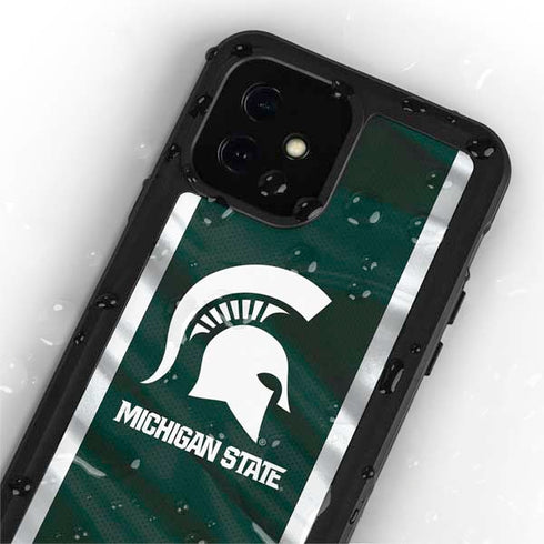 Michigan State University Away Grey Jersey iPhone 12 Mini Waterproof Case