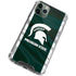 Michigan State University Away Grey Jersey iPhone 12 Pro Clear Case