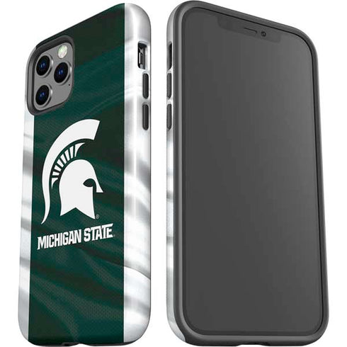 Michigan State University Away Grey Jersey iPhone 12 Pro Impact Case