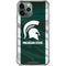 Michigan State University Away Grey Jersey iPhone 12 Pro Max Clear Case