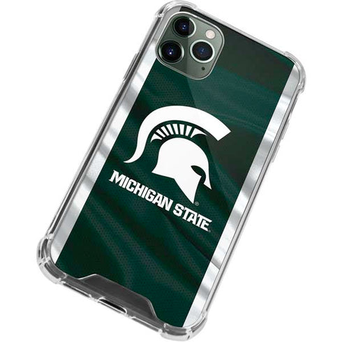 Michigan State University Away Grey Jersey iPhone 12 Pro Max Clear Case