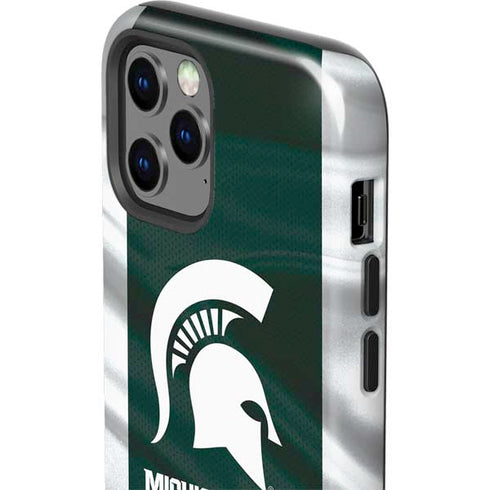 Michigan State University Away Grey Jersey iPhone 12 Pro Max Impact Case