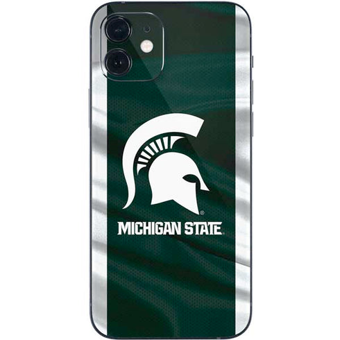 Michigan State University Away Grey Jersey iPhone 12 Skin