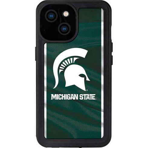 Michigan State University Away Grey Jersey iPhone 13 Mini Waterproof Case