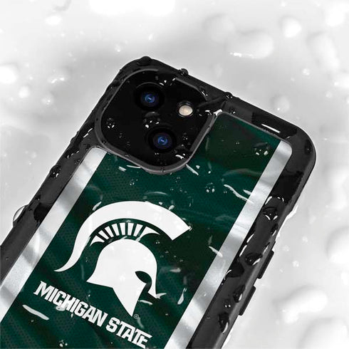 Michigan State University Away Grey Jersey iPhone 13 Mini Waterproof Case