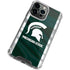 Michigan State University Away Grey Jersey iPhone 13 Pro Clear Case