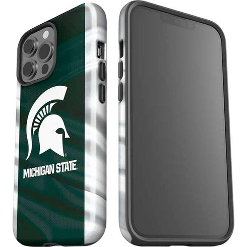 Michigan State University Away Grey Jersey iPhone 13 Pro Max Impact Case