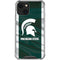 Michigan State University Away Grey Jersey iPhone 14 Clear Case