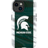 Michigan State University Away Grey Jersey iPhone 14 Plus Impact Case