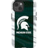Michigan State University Away Grey Jersey iPhone 15 Impact Case