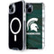 Michigan State University Away Grey Jersey iPhone 15 Plus MagSafe Case