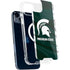 Michigan State University Away Grey Jersey iPhone 15 Plus MagSafe Case
