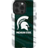 Michigan State University Away Grey Jersey iPhone 15 Pro Impact Case