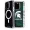 Michigan State University Away Grey Jersey iPhone 14 Pro MagSafe Case