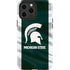 Michigan State University Away Grey Jersey iPhone 15 Pro Max Impact Case