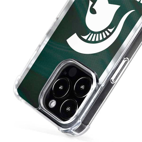 Michigan State University Away Grey Jersey iPhone 15 Pro Max MagSafe Case