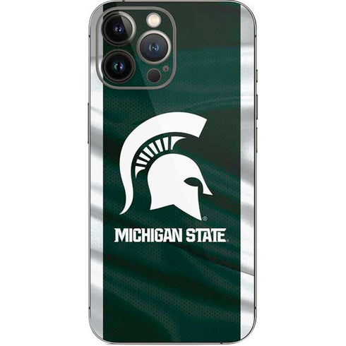 Michigan State University Away Grey Jersey iPhone 14 Pro Max Skin