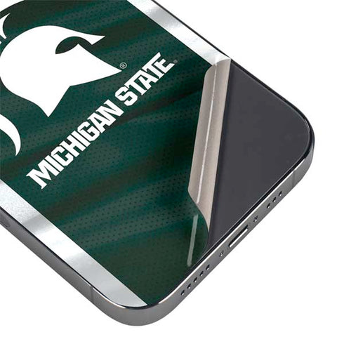 Michigan State University Away Grey Jersey iPhone 14 Pro Max Skin