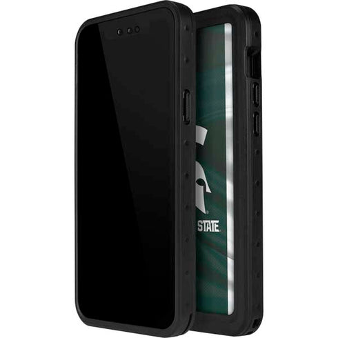 Michigan State University Away Grey Jersey iPhone 14 Pro Max Waterproof Case