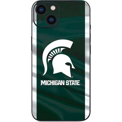 Michigan State University Away Grey Jersey iPhone 14 Skin