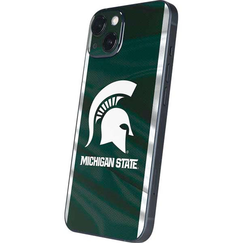 Michigan State University Away Grey Jersey iPhone 14 Skin