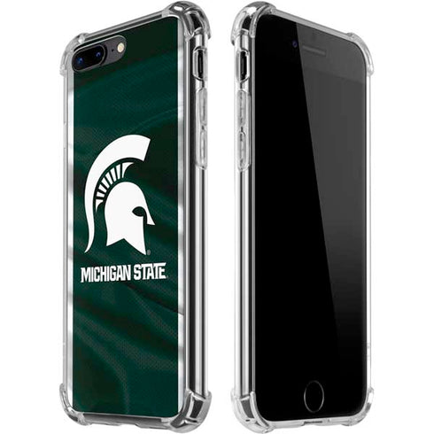 Michigan State University Away Grey Jersey iPhone 7/8 Plus Clear Case