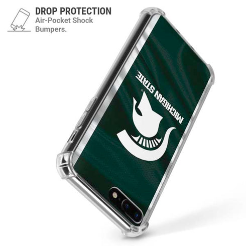 Michigan State University Away Grey Jersey iPhone 7/8 Plus Clear Case
