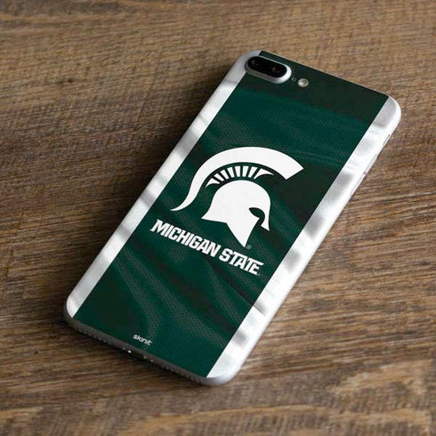 Michigan State University Away Grey Jersey iPhone 8 Plus Skin