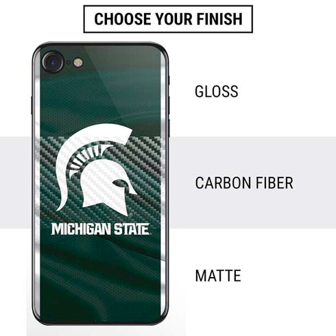 Michigan State University Away Grey Jersey iPhone SE (2nd & 3rd Gen) Skin