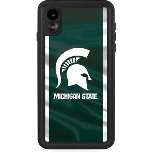 Michigan State University Away Grey Jersey iPhone XR Waterproof Case
