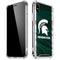 Michigan State University Away Grey Jersey iPhone XS Max Clear Case
