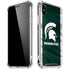 Michigan State University Away Grey Jersey iPhone XS Max Clear Case