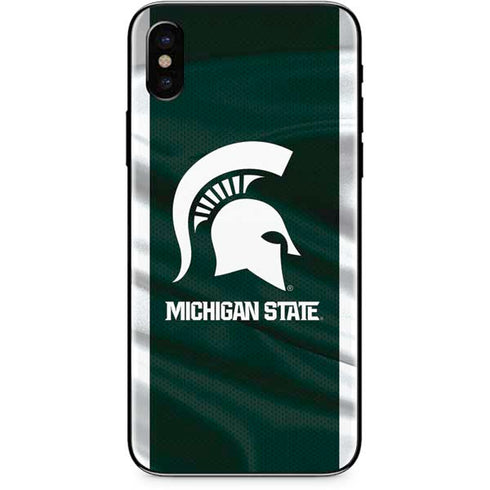 Michigan State University Away Grey Jersey iPhone XS Skin