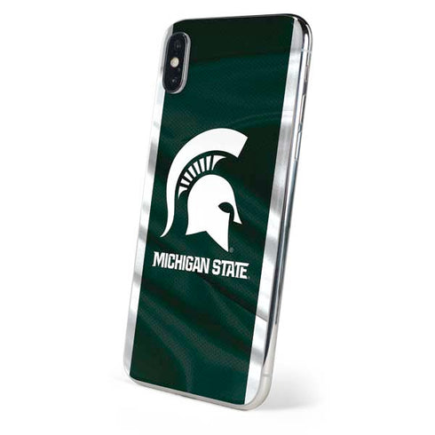 Michigan State University Away Grey Jersey iPhone XS Skin