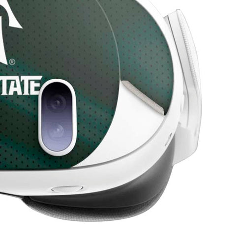 Michigan State University Away Grey Jersey Meta Quest 3 Skin