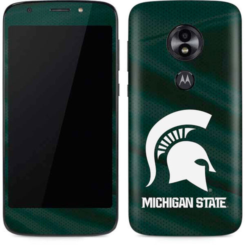 Michigan State University Away Grey Jersey Moto E5 Play Skin