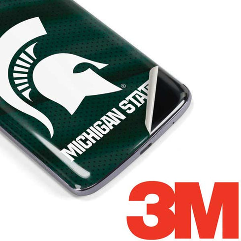 Michigan State University Away Grey Jersey Moto E5 Plus Skin