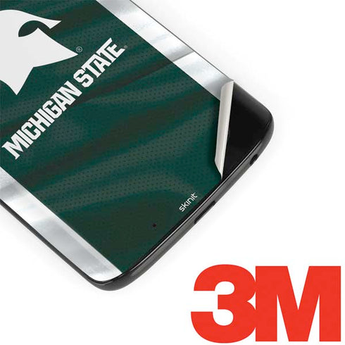 Michigan State University Away Grey Jersey Moto G6 Skin