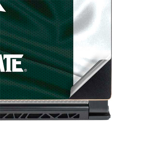 Michigan State University Away Grey Jersey MSI GS65 Stealth Laptop Skin