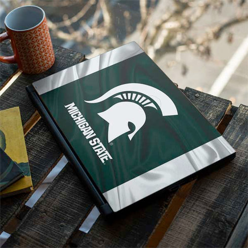 Michigan State University Away Grey Jersey MSI GS65 Stealth Laptop Skin