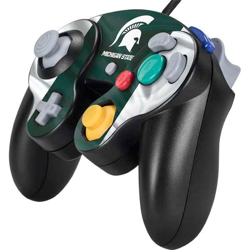 Michigan State University Away Grey Jersey Nintendo GameCube Controller Skin